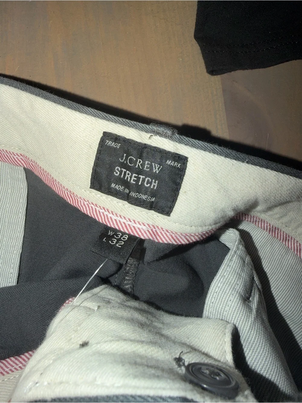 J. Crew Stretch Pants in Charcoal Gray